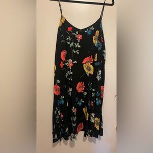Old Navy Black Floral Sundress